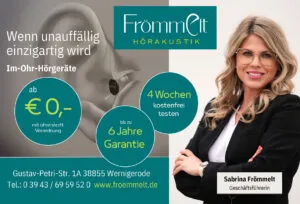 Hörgeräteangebot mit kostenloser Testphase und Garantie.